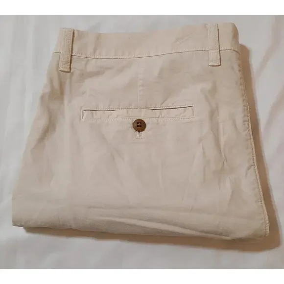 Johnnie-O Khaki Golf Shorts Men 35 Gray Chino Flat Front Outdoor Casual - Picture 4 of 11